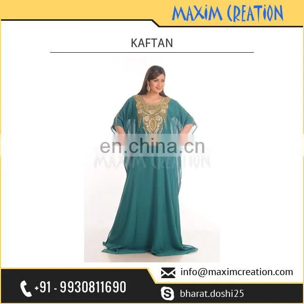 Very Fancy Design Plain Evening Kaftan From Best Selling Brand