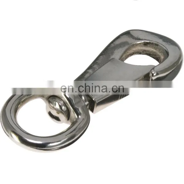 Malleable Swivel Round Eye Clip Bolt Snap Hook