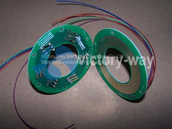 Electric Slip Ring/2 Parts/Through Hole/Pancake Type