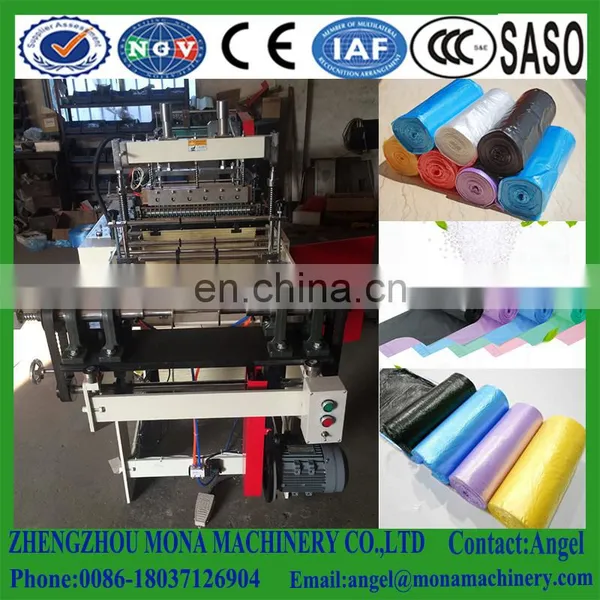 Biodegradable Poly/nylon/polythene Garbage T-shirt Shopping Plastic Carry Bag Making Machine photo-4