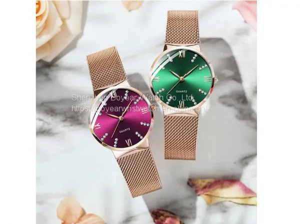 Custom Jewelry Quartz Ladies Watch Waterproof Alloy Watch , Quartz Movt photo-3