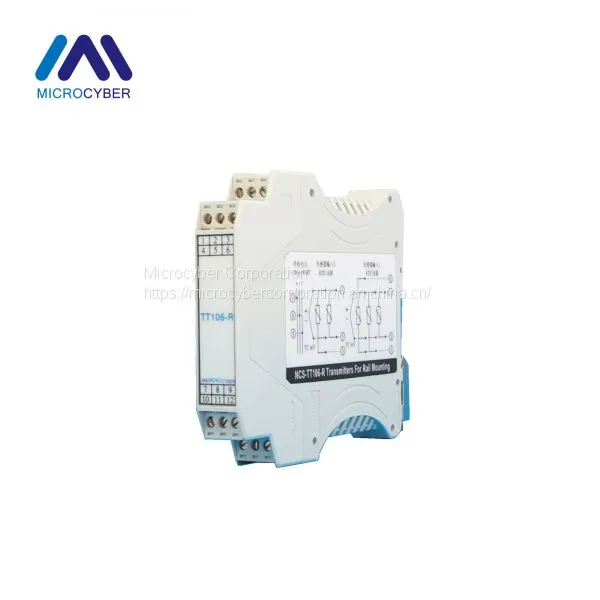 Industrial DIN Rail Temperature Transmitter NCS-TT106H-R With HART Protocol