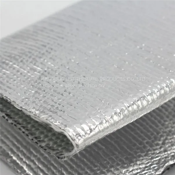 HIGH TEMPERATURE ALUMINIZED HEAT BLANKET MATERIAL SHIELDING MAT photo-5