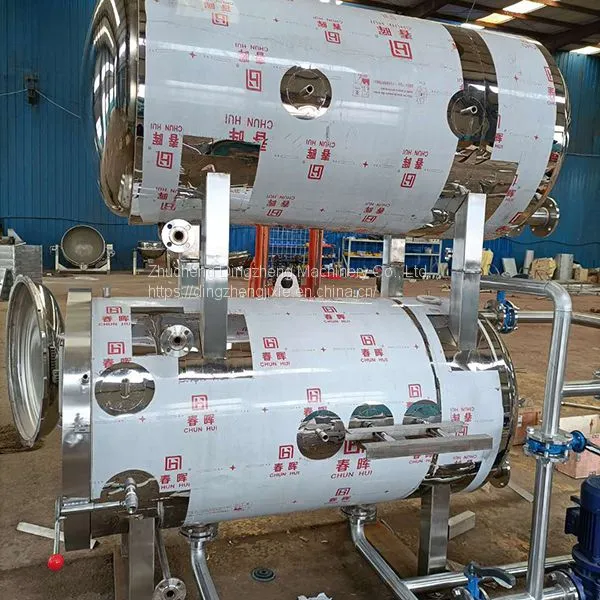 High Temperature Pressure Water Bath Sterilization Equipment, Small Pasteurization Machine For Food photo-5
