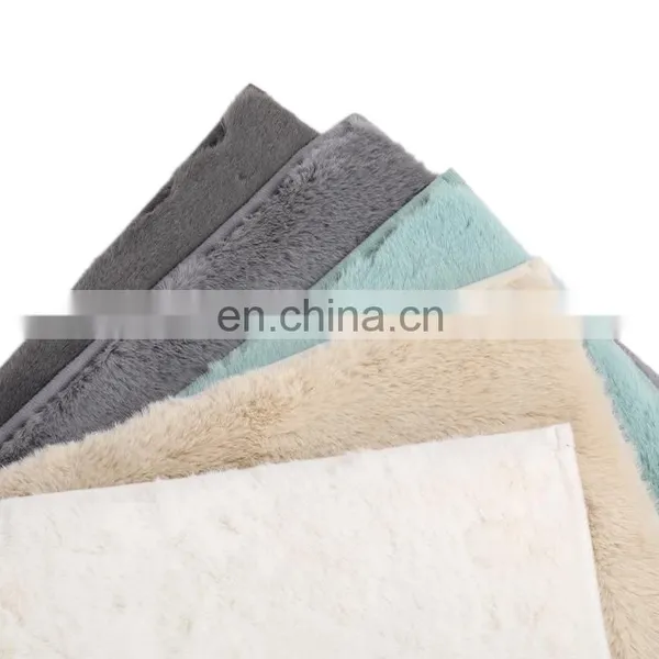 Factory Wholesale Hand Made Upscale Luxurious Imitation Animal Fur Shaggy Bedroom Rugs Carpet photo-2