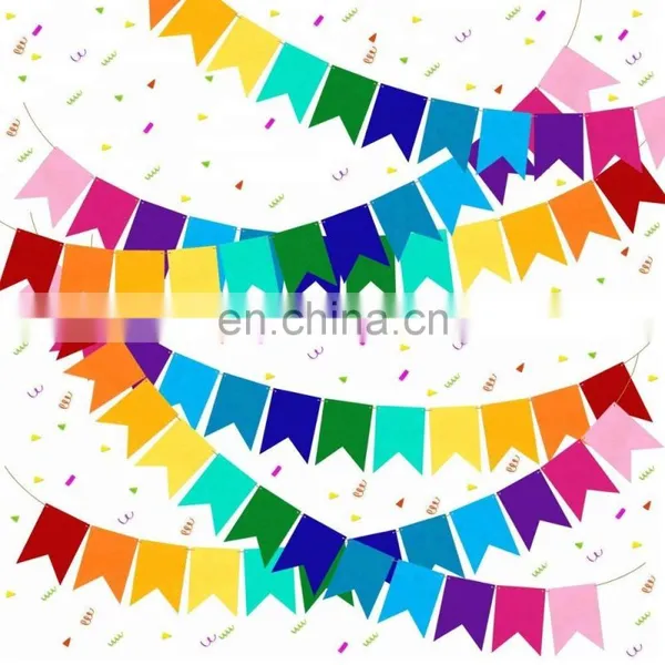 Halloween Decor Pennant Felt Banner Flag 2019 photo-2
