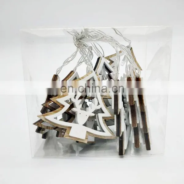 Wooden Tree Christmas Led String Light Xmas Outdoor Indoor Decoration photo-6