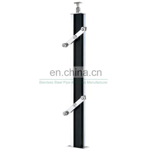 New Promotion Deck Post Stainless Steel Balustrade Post Railing Balcony Wholesale In China photo-5