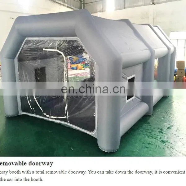 Automotive Inflatable Portable Car Spray Paint Booth Garage Tent Durable Large Automobile Painting Wash Room For Car photo-6