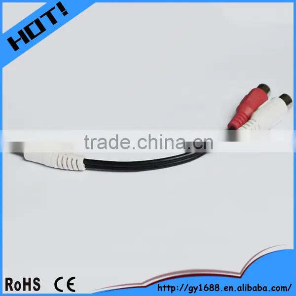 3.5mm Male to 2 Female Rca y Splitter Audio Adapter Cable photo-2