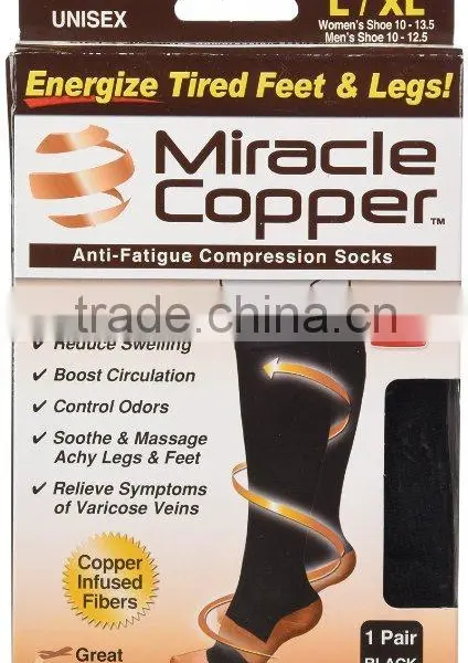 Miracle Copper Anti-Fatigue Compression Socks (Large/Extra Large) Miracle Copper Socks photo-2