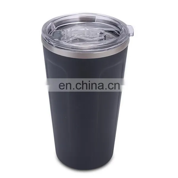 Custom BPA Free 16 oz Insulation Coffee Tumbler Stainless Steel Mug Portable With Lid photo-3