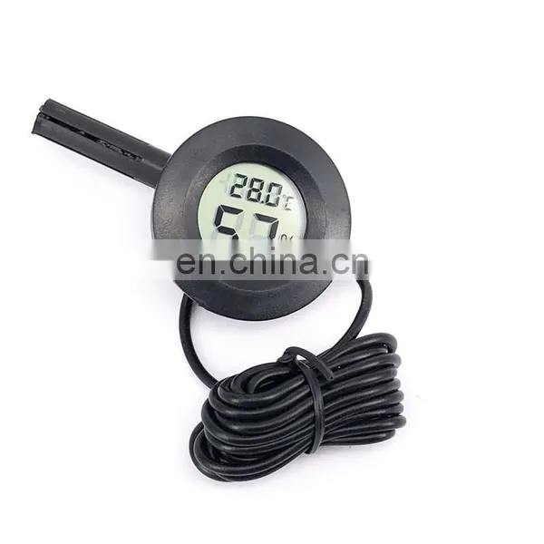 Mini Humidity Tester Hygrometer Thermometer Round Temperature Meter Probe for Aquarium Freezer Refrigerator With Line photo-4