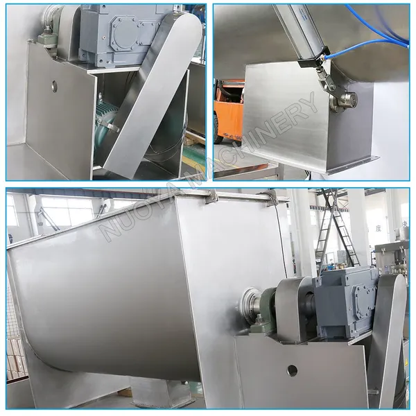 WLDH-10 High Efficiency Horizontal Ribbon Powder Mixing Machine for Adhesive Powder Mixer photo-3