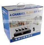 With Cable and Power Supply IR Camera CCTV Camera System H.264 CCTV DVR Kit 4 CH Home Security Camera System Dvr Kit photo-2