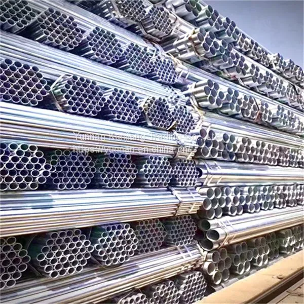 Yunnan Galvanized Steel Pipe Wholesale Q235 Hot Dip Galvanized Steel Pipe Greenhouse Vegetable Steel Pipe Specifications Are Complete photo-3