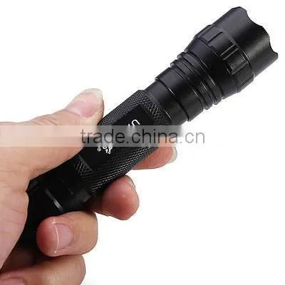 Hot Sale 5 Models 501B Ultrafire Cree XML-T6 1000LM Led Flashlight Torch Searchlight UV photo-3