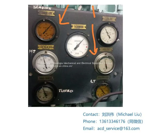 DAIHATSU DAIHATSU 6DK26 DAIHATSU 8DK26 ME FO. Pressure Gauge Y733001654BZ photo-2