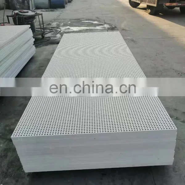 Fiberglass Grp Open Mesh Flooring Grating Plastic Grid Sheets photo-3