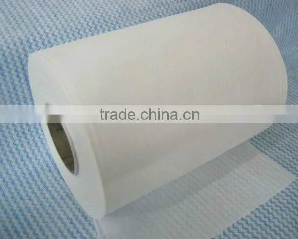 White Spunlace Nonwoven Fabric