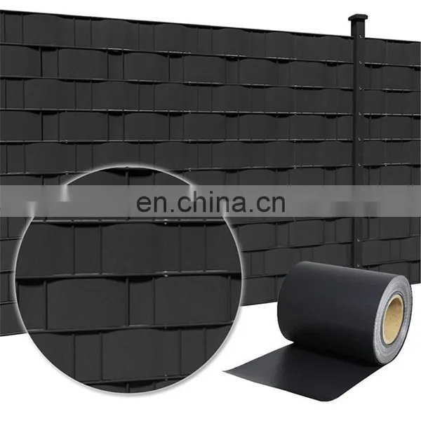 Sichtschutzstreifen 140m Vertical Pvc Tarpaulin Strip Screen Fence With Clips photo-3