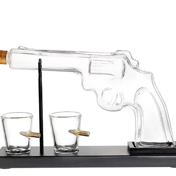 Blown High Borosilicate Glass Wine Vessels, Pistol-shaped Glassware
