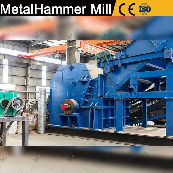 Scrap Metal Crusher Shredder Iron Steel Recycling Plant Waste Metal Crushing Line Equipment photo-2