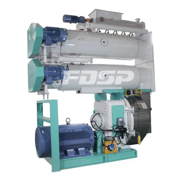 High Productivity Large Ring Die 18-28tph SZLH768b2 High Grade Jacket Pellet Mill photo-2