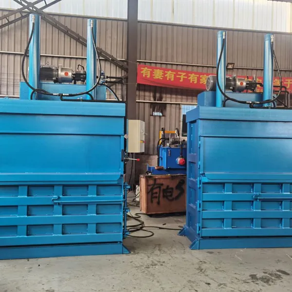 80T Large Size Heavy Weight Vertical Hydraulic Baler for Waste Paper Cardboard Plastic