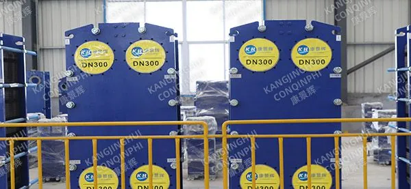 Plate Heat Exchanger for Environmental Water Treatment, 100 Plates, 40m², 0.5mm Thick 304 SS Plates