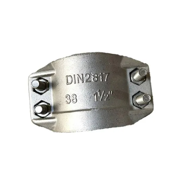 Safety Clamps Din2817 Stainless Steel 304 Safety Pipe Clamps Double Bolt Wide Clamps Hose Clamps High-pressure Hose Clamps photo-5