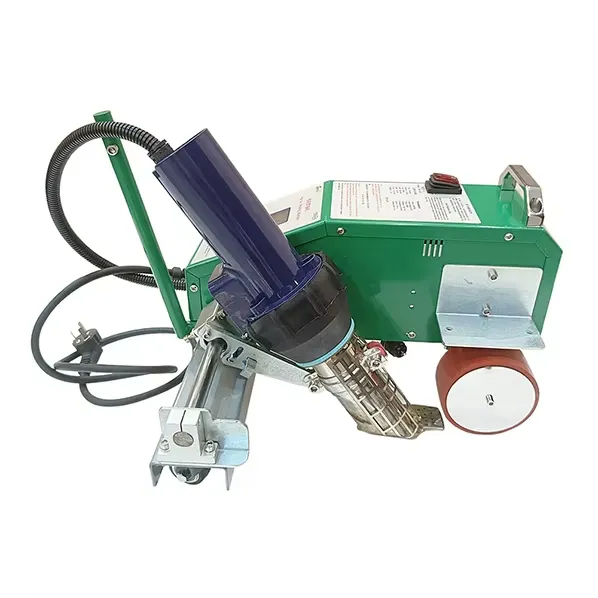 TOP2000D Hot Air Plastic Welding Machine 230V 0.5-12m/min for PVC TPO Waterproof Membrane With Imported Heat Gun & Laser Guide photo-3