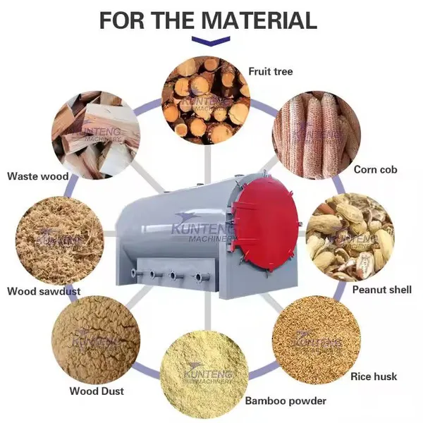 Biomass Charcoal Carbonization Furnace Making Machine Stove With Blower EPC photo-3