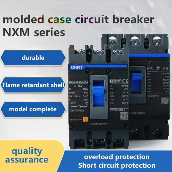 NXM Series Molded Case Circuit Breaker 1000A 3P/4P With Thermal Magnetic Protection photo-5