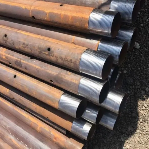 Carbon Steel 89*1 Tapered and Punching Advancing Perforated Pipe Tunnel Pipe Shed Reinforcement Project photo-3