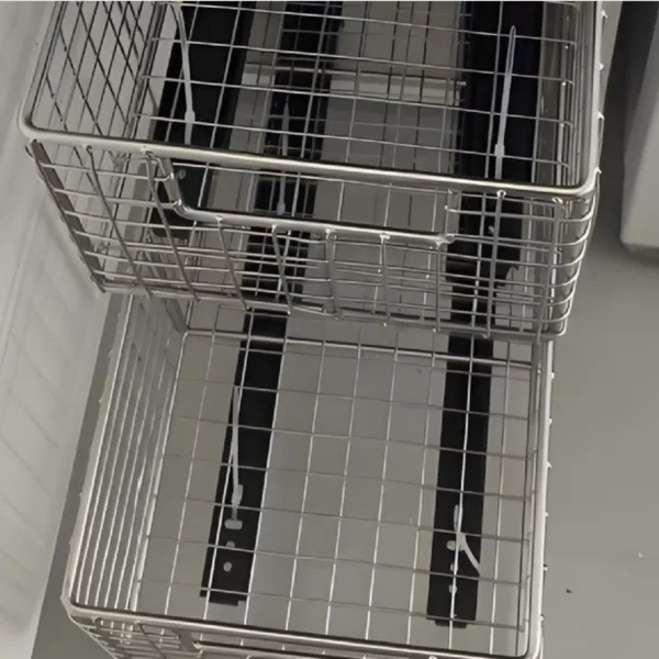304 Stainless Steel Wire Basket 0.5mm Wire Diameter 2mm Mesh Opening 100x200mm for Filtration photo-2