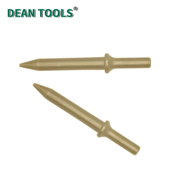 Non-Sparking Pneumatic Chisel(Pointed),Air Hammer Pneumatic Chisel Bit,Non-Sparking Air Chisel,Tapered Head photo-3