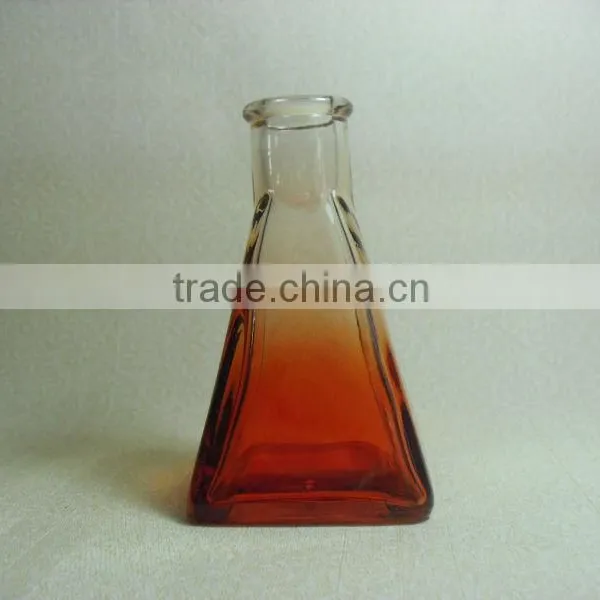 Orange Colour Glass Aromatherapy Diffuser Bottle photo-3