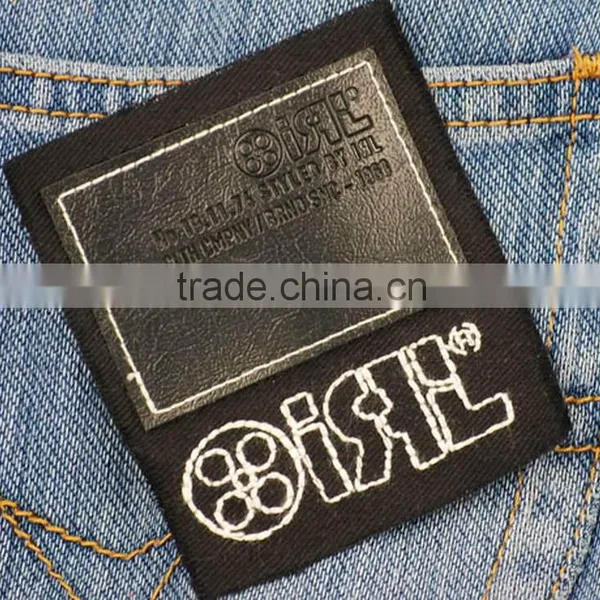 Cheaper Special Jeans Printed Leather Patches photo-5