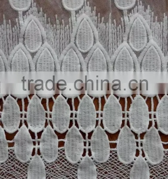 2016 Lace Accessory Hot Embroidery Full Lace With Flower Milk Silk Lace Fabric photo-4