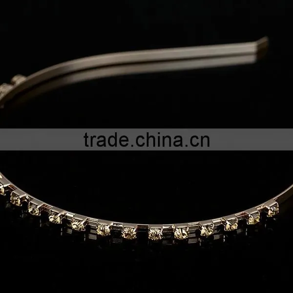 Fashion Gold Plated Spiring Metal Women Hairbands Hair Bridal Hair Accessories photo-5