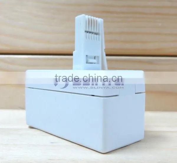BT 1 Male to Dual Female RJ11 6P4C Plug Telephone Cable Adapter photo-4