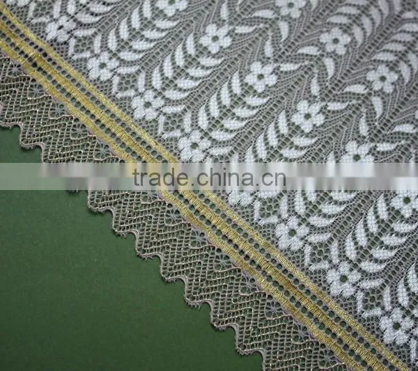 Colourful Bridal Lace Fabric With Flower for European Market photo-4