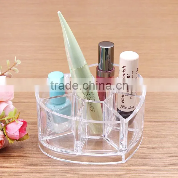 C20 ANPHY PS Crystal Heart Shape Makeup Desk Organizer photo-3