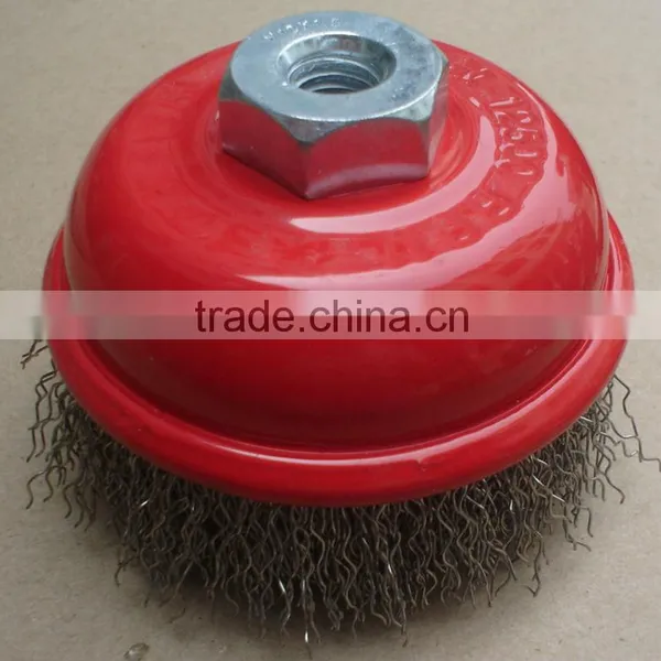 Stainless Crimped Wire Cup Brush for Japan
