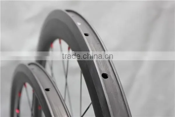 Red Hubs Dor Road Bike Wheels Carbon Bike Wheels UD-matt Clincher Wheels W56C photo-5