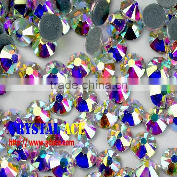 China Wholesale 14 Cuts 2058 Crystal AB Hot-fix Rhinestone, Iron-on Crystal Rhinestone for Garment photo-2