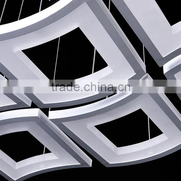 Modern Metal Pendant Lamp Acrylic Square Pendant Lamp photo-4