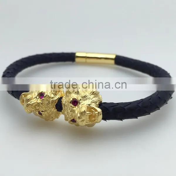 Lion Head Bangle Bracelet,stainless Steel Bangle Wholesale photo-3