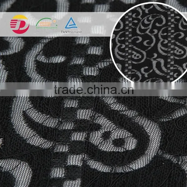 Hot New Product 100 Poly Indian Lace Embroidery Coral Lace Fabric for Sale photo-5